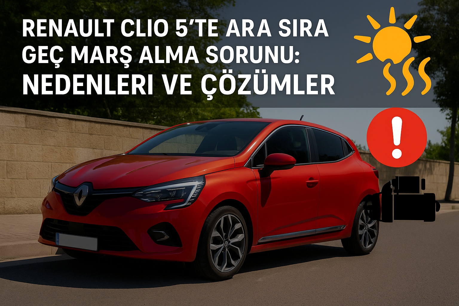 Renault Clio 5’te Ara Sıra Geç Marş Alma Sorunu: Nedenleri ve Çözümler